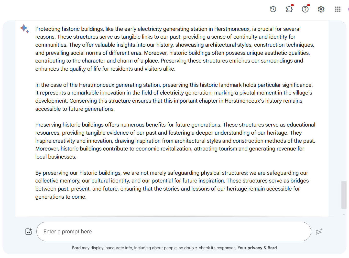 A2. Protecting historic buildings, like the early electricity generating station in Herstmonceux, is crucial for several reasons. These structures serve as tangible links to our past, providing a sense of continuity and identity for communities. They offer valuable insights into our history, showcasing architectural styles, construction techniques, and prevailing social norms of different eras. Moreover, historic buildings often possess unique aesthetic qualities, contributing to the character and charm of a place. Preserving these structures enriches our surroundings and enhances the quality of life for residents and visitors alike.