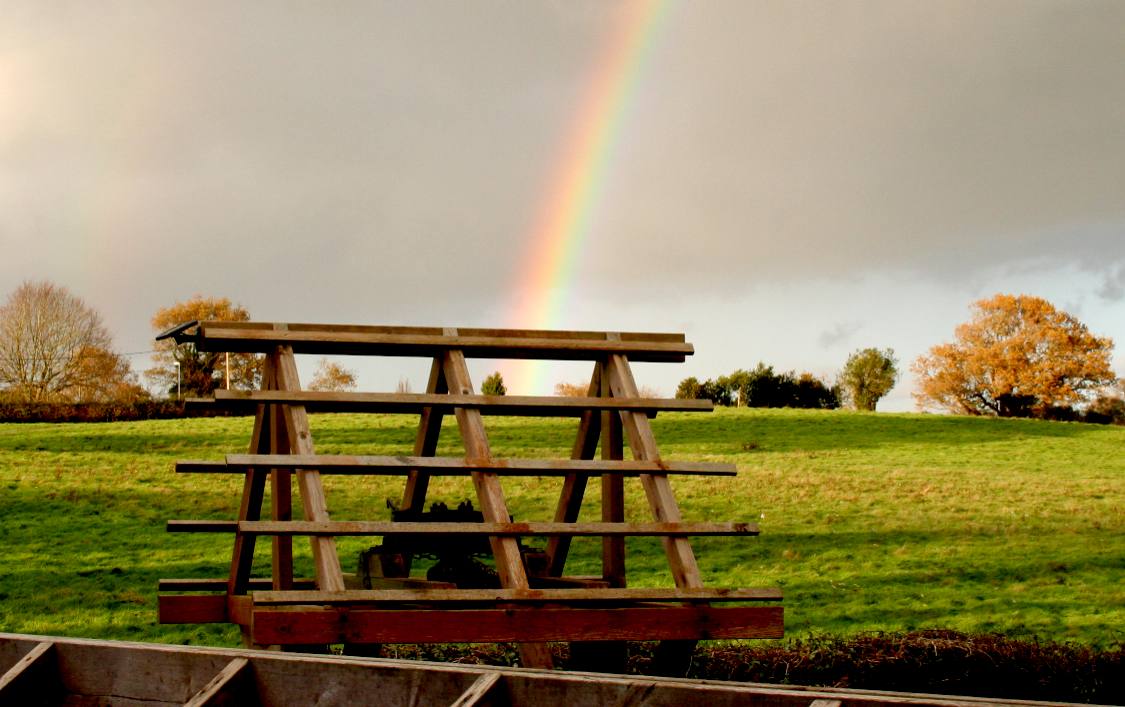 A rainbow is said to be a sign from God, a Covenant.